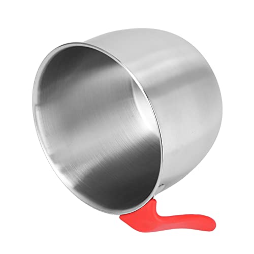 Mixing Bowl met handvat Roestvrij Egg Beater, Mixing Bowl Steel Egg Beater Non-Slip Deepen Splash Proof Egg Beater voor het serveren van salades (3600ML)