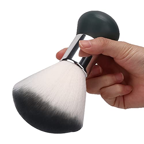 Neck Duster White Neck Brushes Styling Tools Apparaten Gebroken Haar Veegborstel Kappers Gebroken Haar Reiniging Brush voor Barber ShopGray (Gray) 3