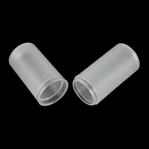 20 st Batterijadapter Converter voor AAA naar AA Batterijen, Transparante Behuizing, Houder met metalen contacten op de bodem 3