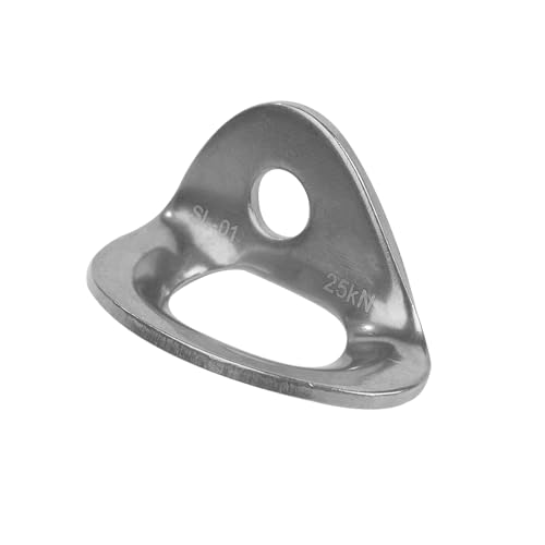 4 Piece Ankerhaak Set, 2500kg Capaciteit Roestvrij staal Rock Klimmen Hanger