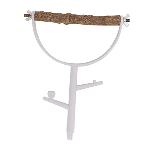 Parrots spelen Perch, Bird Table Top Stand Gravel Klauwen met Outdoor Base voor binnen 4