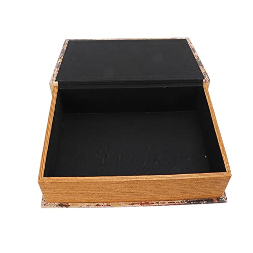 Vintage European Style Deco Book Box - Grote capaciteit antieke kunst Boek voor Plank, Home, Kantoor, Bar Decoratie