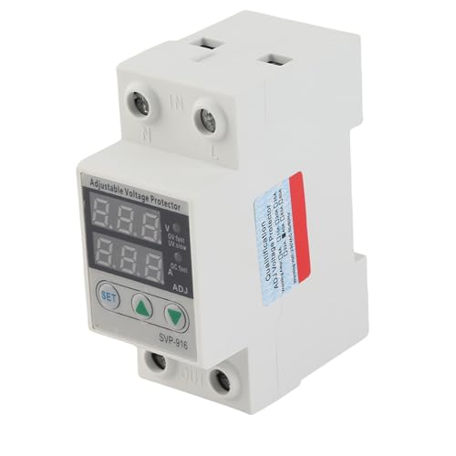 Chirurg beschermer 230 V, 40 A/63 A 50/60 Hz enkelfasige golfbeveiliging, automatische golfbeveiliging met spanningsindicator (40 A)