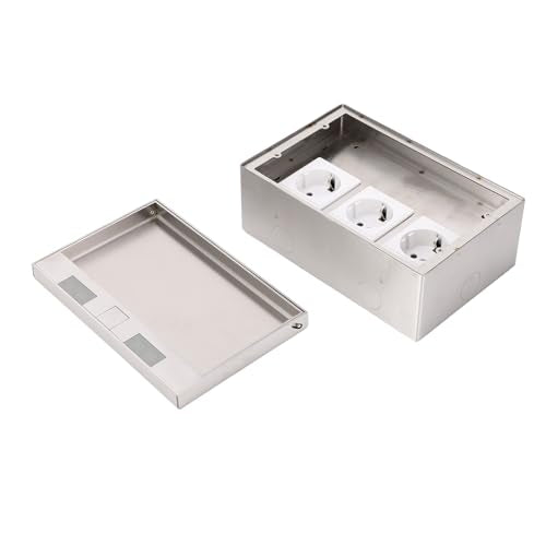 Floor Socket, 4000 W, 3 Sockets, European Standard Socket for Office, Hotel and School 5