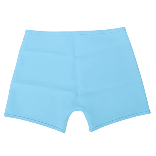Siliconen Zwembroek Waterdichte Shorts Vrouwen Elastische Menstruatie Zwembroeken (Blauw)