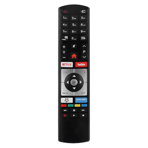 Vervanging afstandsbediening Telefunken TV RC4318P / RC4318 Smart TV afstandsbediening