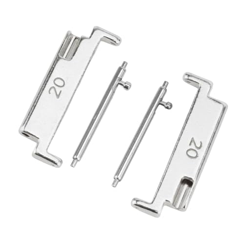 Metal Watch Band Adapter 20 tot 22mm Horlogeband Connector, eenvoudige schakelaar Spring Bars voor 20mm vervangen door 22mm Horlogeband 4