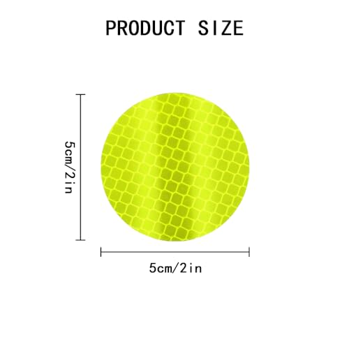 50 st Safety Reflective Stickers, Ronde Reflectieve Tape, Waterdichte Zelf-Adhesive Reflectieve Stickers, Zelfklevende Car Reflector Sticker, Waarschuwing, Reflectieve Stickers