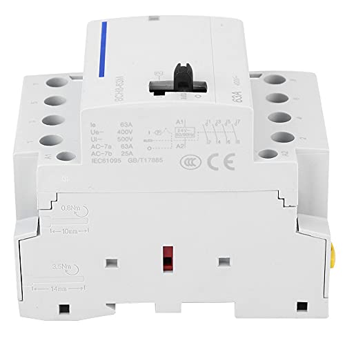 AC Contactor, BCH8-63M 24V 4P 63A Super Energiebesparing voor huishoudelijke industrie met handbedieningsschakelaar(4NO) 4