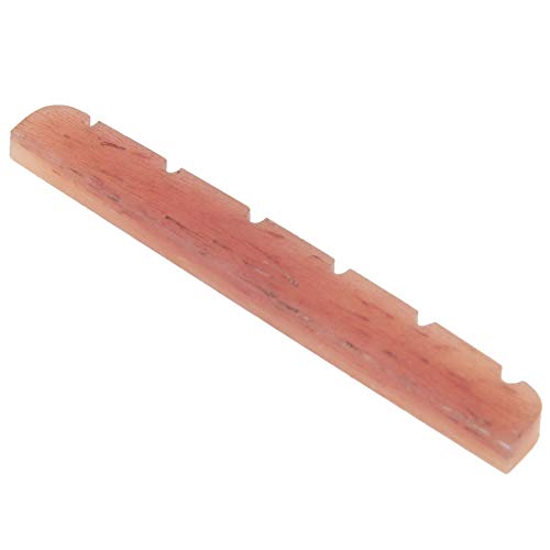 Miskall bass bone nut, 42mm gitaarnoot, lichtgele kameel been vervanging onderdelen muziekinstrument accessoires 4