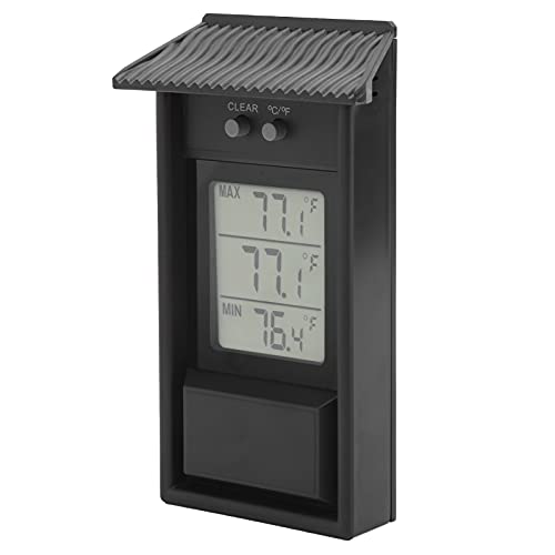Digitale thermometer Waterdichte buitentemperatuurmeter voor tuin en broeikas