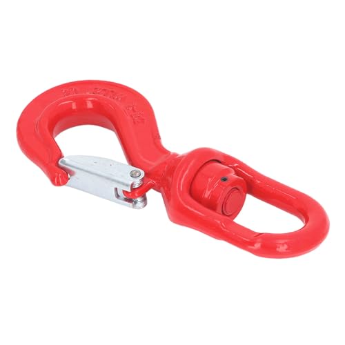 2 Ton Swivel Hook Heavy Construction Alloy Steel 360 Degree Swivel Hoist Hook Hoge temperatuur Quenching Verhard en versterkt Geschikt voor Crane Hoist 4