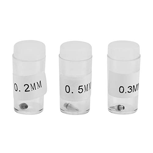 3 Luchtborstel Tip, Nozzles en Naalden Tips Vervanging Timbertech Bushings Accessoires 3 Stukjes 0.2mm 0.3mm 0,5mm Luchtborstel