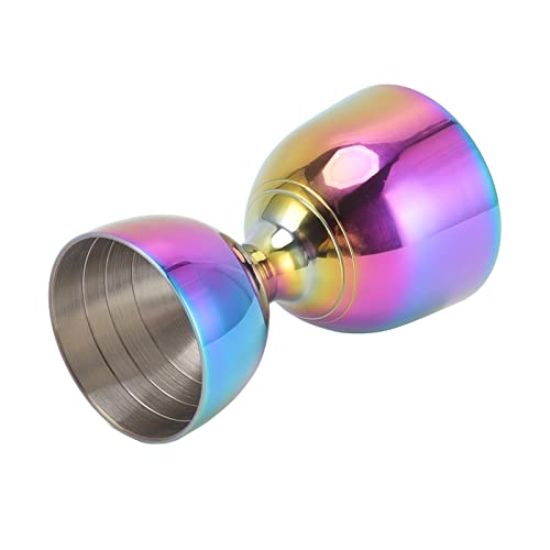 Shot maatregel Jigger, Minder afval Bar Jigger Roestvrij staal voor Drank(30/60ml Kleurrijk) 5