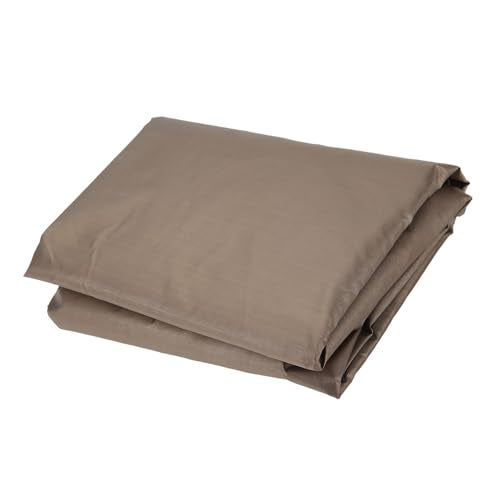 Waterproof Polyester Taffeta Outdoor Garden Courtyard Swing Chair Hangmat Kussen Hoes voor Drie Seater, Patio Beschermer Vervanging Stof,150x50x10cm(Brown) 4