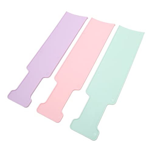 3Stuks Balayage Highlighting Board,Oplichten Bord Kapper Kapper Kapsel Haarverf Sectioning Paddle Set Kapper gereedschap voor het kleuren 5