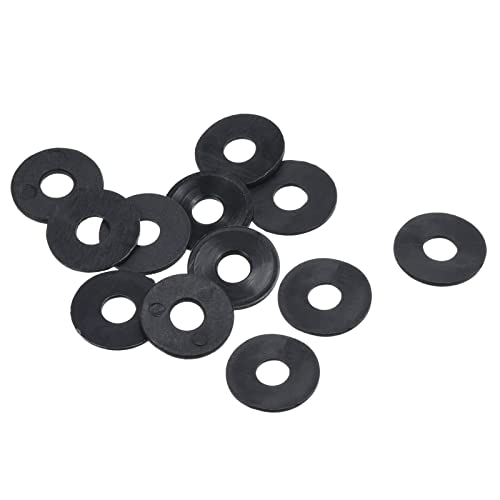 M5 Nylon Flat Washer 12 st 5mm ID 15mm AD Sealing Spacer Sealing Ring voor Waterpijp Waterslang Bijlage Bolts Zwart