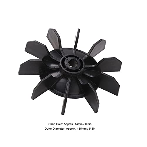 5.3 Inch Air Compressor Fan Blade Accessoires Direct-on-line Motor 14mm Shaft Air Compressor Accessoires