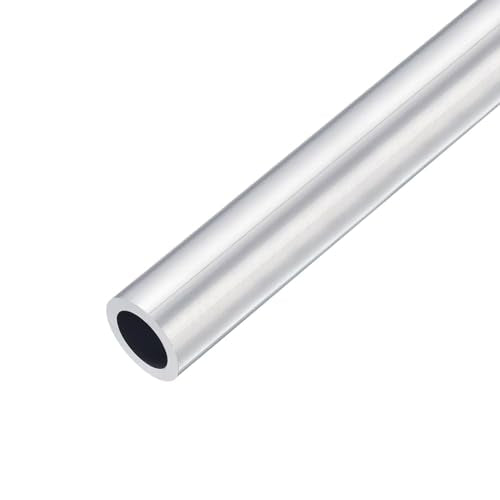 1Pc 6063 Aluminium Ronde Tube, 15mm OD 8mm ID 300mm Lengte Naadloos Aluminium Straight Tube Pipe Tubing voor Industrie DIY Projecten