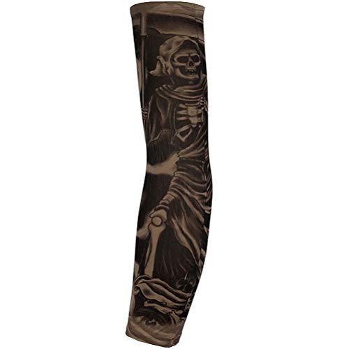 Verpakking van 6 armsleeves zon UV bescherming ijssleeves afdrukken armsleeve armslee Outdoor armslee voor het rijden Fietsen Golf Basketbal Unisex, Multicolour 3