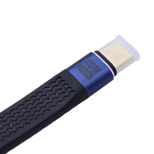 CENPNK USB C naar USB C-kabel, 240W snel opladen 5.1 Inch snel opladen korte kabel 40Gbps Gegevensoverdracht Compatibel met Thunderbolt 4 Kabels 15/15Pro Max Google Pixel MacBook 4