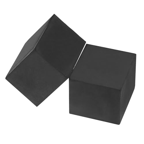 Plant Pot Benen 5x6x5cm, 4st Onzichtbare Rubberen Raiser Vierkant voor Buiten Tuin Patio Patio Planters Zwart
