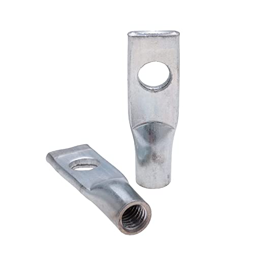 M8 Ophanging Eye Bolt door 10 st - Vrouwelijke Hangende Nut Bolt, Corrosiebestendig Lifting Eye Bolt Anker, Roestvrij staal Oog Bolt, Stalen Schroef Ogen voor Tuin, Zware Duty