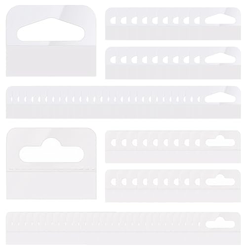 100 stuks Sticky Hang Tabs, Zelfklevende tabbladen hangen voor de detailhandel, Clear Slot Hole Tags, Plastic Tags, Slot Hole, Klevende Tabbladen, Tag Hook voor Shop, Start