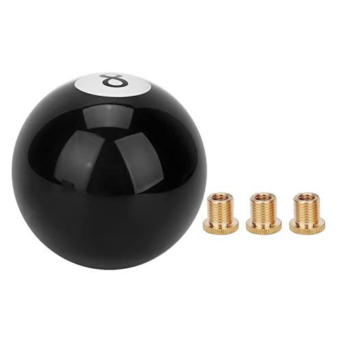 Zwart 8 Biljart Ball Gear Shift Knob Universele versnelling Shift Knob voor de meeste auto's voertuigen