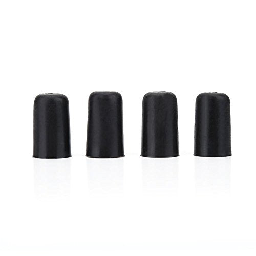 Cello Anti Rutsch Hood, 4Pcs Schwarz Rubber Tipp f ̈1r Cello Endpin Instrument Protector