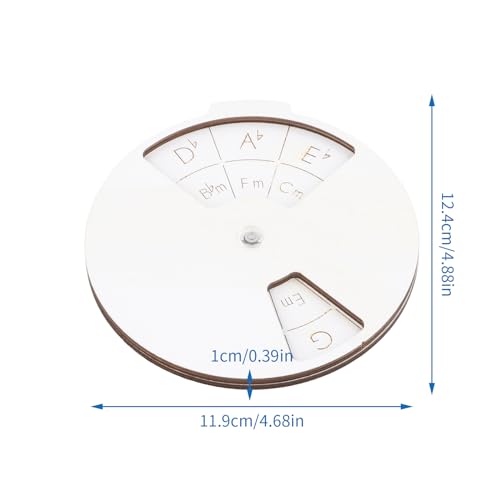 Wood Melody Tools, Houten Melody Tools, Seepage Circle Wheel Tools, Circulaire Houten Wiel en Muziek Learning Tools voor gitaar, Songwriting, Leraren en muzikanten
