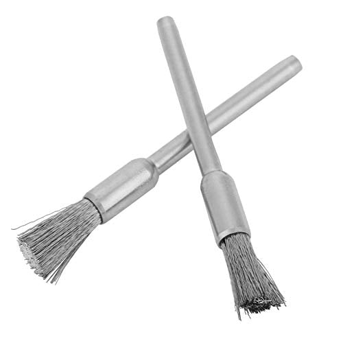 15st Staal Diameter Draadborstel 3mm Shaft Mini Polishing Tool voor metaal, hout, steen oppervlak reiniging ((3*5mm) 3