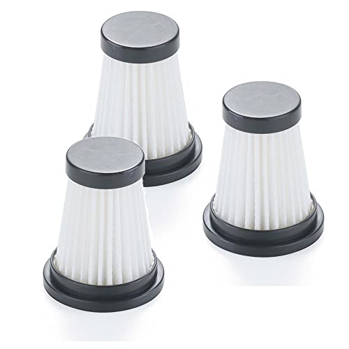 3Pcs HEPA Filters Vervangingsonderdelen voor Moosoo K12 K12 PRO K13 Draadloze Stofzuiger voor Genius Invictus A 1.0X7/2.0/3.0e Handheld stofzuiger accessoires Filter