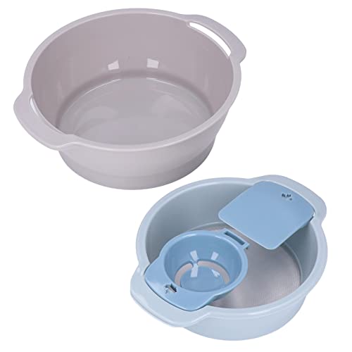 4 Stuk Pollen Strainer Set, Stapelbare Design Pollen Strainer Set, Pollen Sieve Set, Trimming Bowl met Mesh voor het bakken voor gemakkelijke opslag