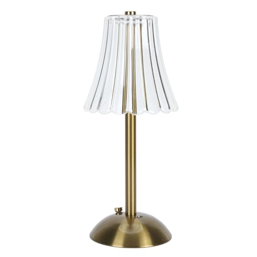 Bedside Lamp, 1200mAh Draadloze Vintage Tafellamp voor Slaapkamer Eettafel 4