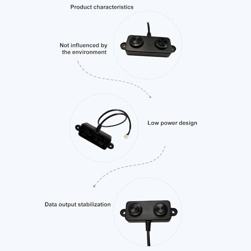 Ultrasone Ranging Sensor Waterdichte PWM uitgang afstand meting sensor voor Robot Smart Home Parkeren 3