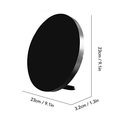 Digitale Wandklok, Ronde Digitale Wandklok Batterij-Operated, Reloj Digitale Pared 12/24 uur USB Powered Digitale Wandklok voor woonkamer