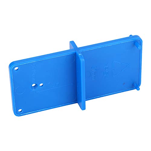 Kreg verborgen Scharnier Jig Hinge Montage Template Blauw Plastic 2 Stukken Scharnier Hole Opener Template Drill Guide Locator voor Deurkast Assemble
