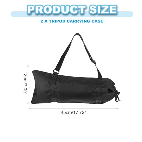 Tripod Carry Bag, Nylon gewatteerde Tripod tas met handgrepen voor Light Stand Tripod Fotografie Accessoires, Zwart