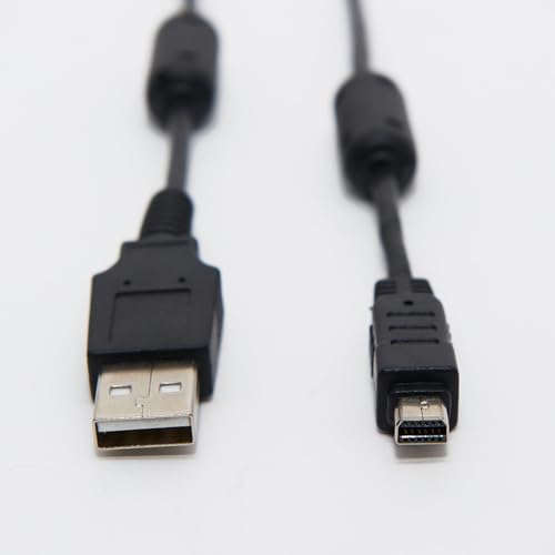 USB kabel plug data kabel compatibel met Olympus E-410 digitale camera's (USB5/6)