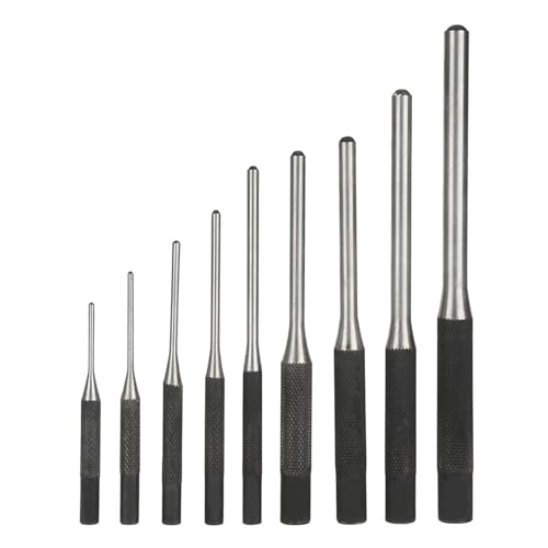 9PCS Punch Professional Duurzame Steel Pin Hunting Set, Handgereedschap Werktuigbouwkunde