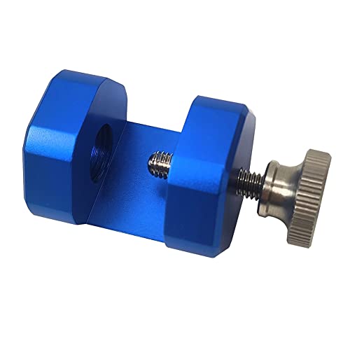14mm Universal Precision Car Spark Plug Gap Tool,Billet Aluminium Spark Plug Caliper Threaded Spark Plugs (Blue) 3