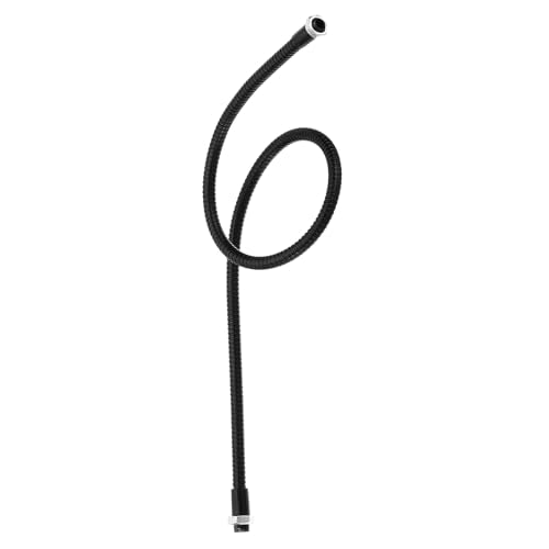 23,6 inch Gooseneck slang, 1 stuk M10 tot M8 fijne draad, Buigbare metalen slang, flexibele arm, zachte buis verlenging voor lamp, DIY apparatuur, zwart