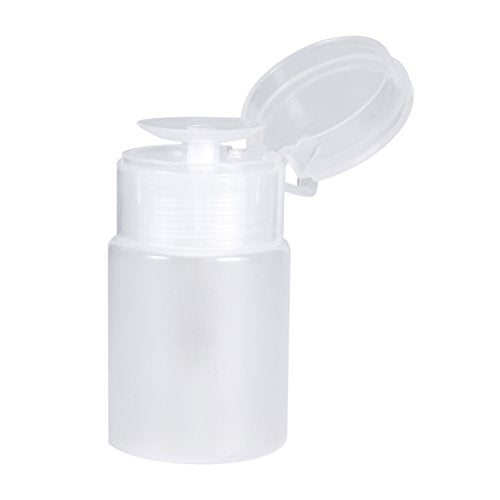 60ml pompdispenser, pompreiniger, lege plastic fles, vacuümpomp voor nagel Art Poolse verwijderaar vloeibare helder fles, pompdispenser, nageldispenser fles, vloeibare verwijderaar fles