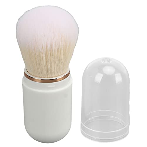 Nagel Art Dust Powder Remover Brush, Nail Art Dust Cleaner Brush, Zachte Kabuki Cleaner Brush voor make-up, Nagel Dust Brush Nail Art Dust Powder Remover Brush, Gifts (White)