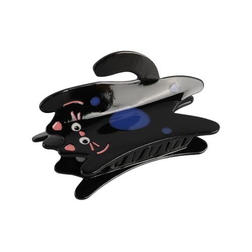 Kat Haar Clips Cellulose acetaat Grappig staande kat Barrettes Haar Accessoires voor vrouwen Dikke dunne haarset van 2 3