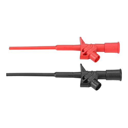 Test Hook Clip, 2 stuks Professionele volledig geïsoleerde Rapid Test Probes, flexibel met hoge gevoeligheid en betrouwbaarheid voor Oscilloscoop, Multimeters