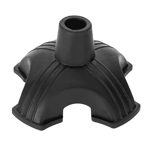 Tip riet - Rubber Reed Tip Zelf staande ondersteuning Base voetpad vervanging 4 Beenbijlage voor elke wandelende riet in grootte 19mm, Walking Stick zelf staande vier voet wandelen Stick met vier benen en