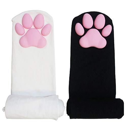 hoge hoge sokken schattig kat pad pad sokken hoge hoge sokken voor dames kitten stocking