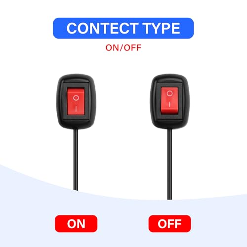 Plakken Type Switch, 2 stuks, EIN/AUS, DC 12V, Universal Type Vrijstaande, Zelf veranderende neplamp Flasher, Neon Light, LED Lichtschakelaar 3